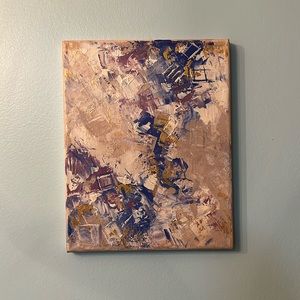 Abstract Art Purple/Blue